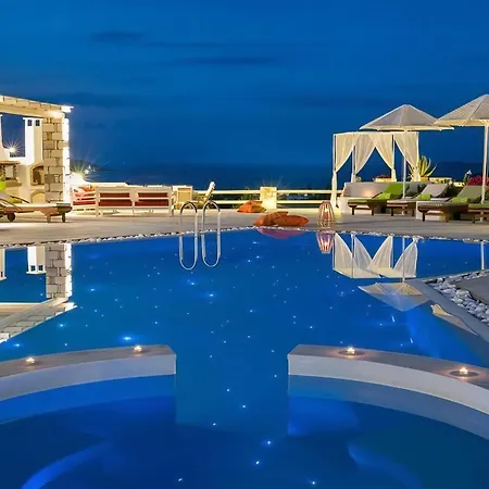 Luxury Paros 1 Bedroom Vrachian Earth Private Jacuzzi Willa Protorgia
