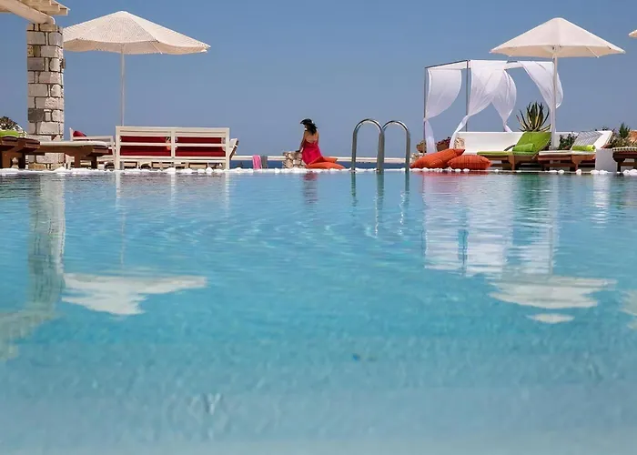 ヴィラ Luxury Paros 1 Bedroom Vrachian Earth Private Jacuzzi Protorgia