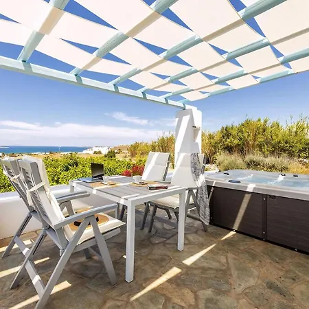 Luxury Paros 1 Bedroom Vrachian Earth Private Jacuzzi *