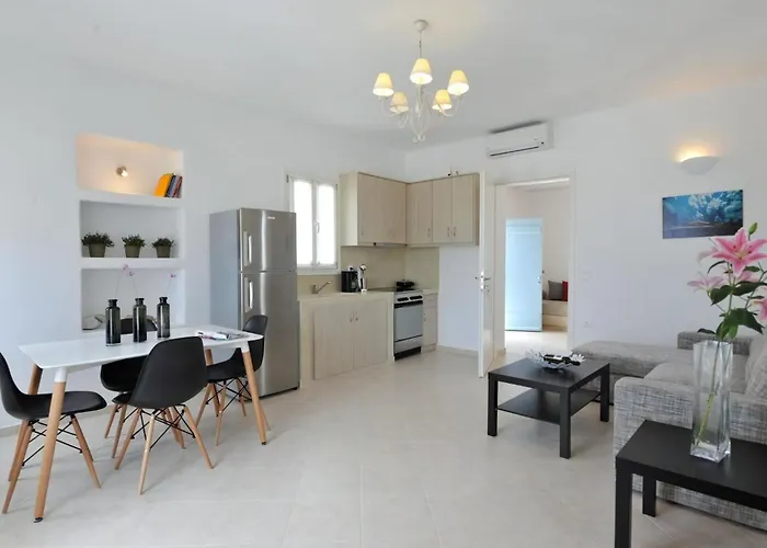 Luxury Paros 1 Bedroom Vrachian Earth Private Jacuzzi